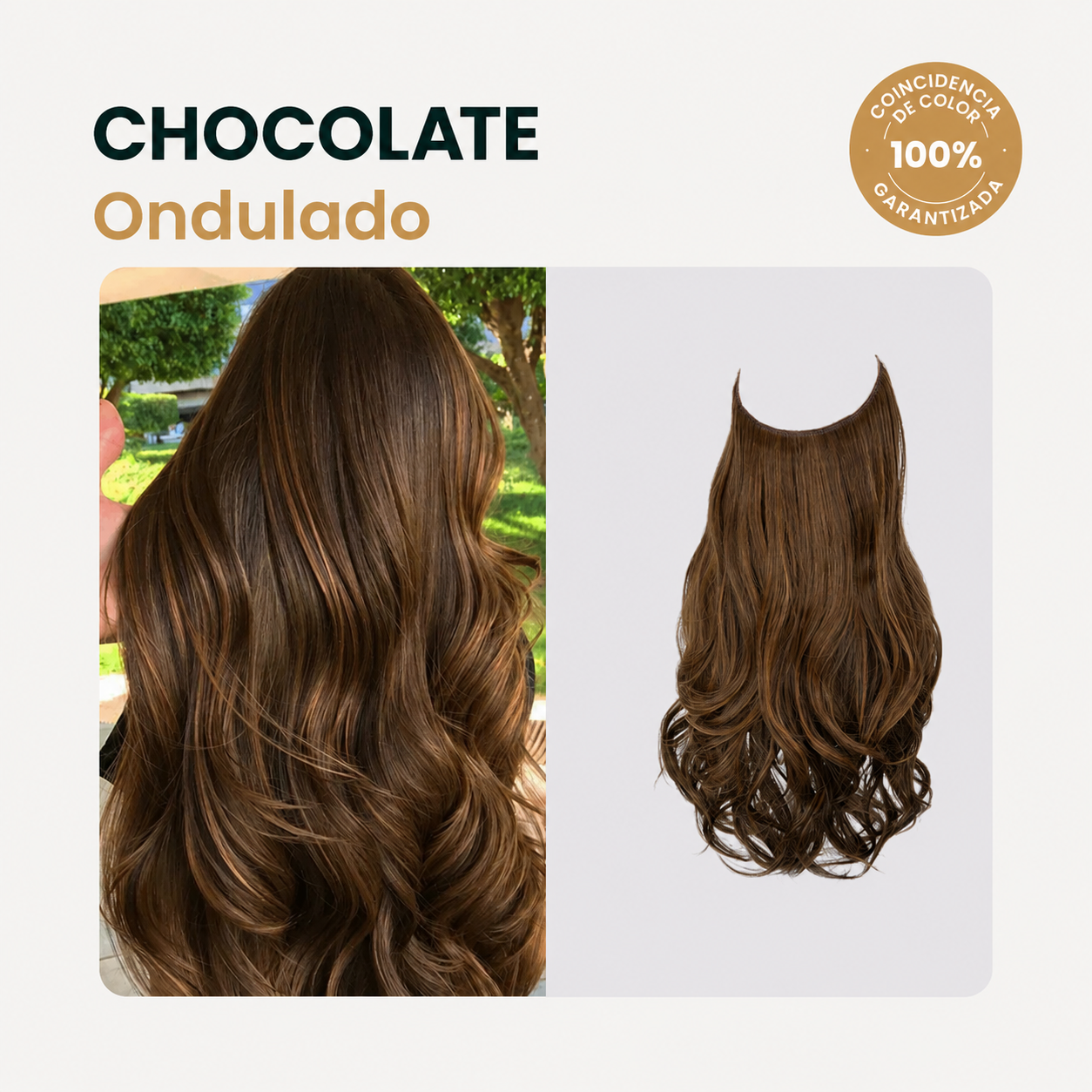 EXTENSIONES DE CABELLO MAYSON SEMI NATURAL | 1 EXTENSIÓN ONDULADA + 1 EXTENSIÓN LISA DE REGALO