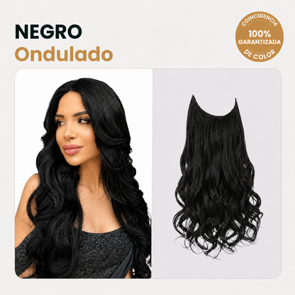 EXTENSIONES DE CABELLO MAYSON SEMI NATURAL | 1 EXTENSIÓN ONDULADA + 1 EXTENSIÓN LISA DE REGALO