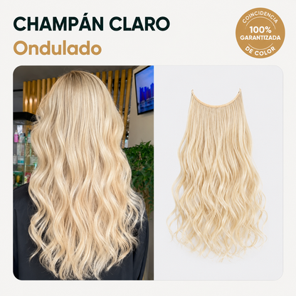 EXTENSIONES DE CABELLO MAYSON SEMI NATURAL | 1 EXTENSIÓN ONDULADA + 1 EXTENSIÓN LISA DE REGALO