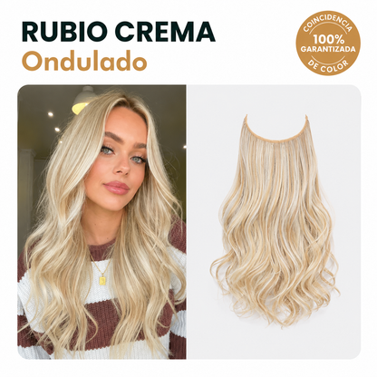 EXTENSIONES DE CABELLO MAYSON SEMI NATURAL | 1 EXTENSIÓN ONDULADA + 1 EXTENSIÓN LISA DE REGALO