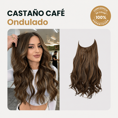 EXTENSIONES DE CABELLO MAYSON SEMI NATURAL | 1 EXTENSIÓN ONDULADA + 1 EXTENSIÓN LISA DE REGALO