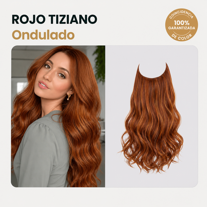 EXTENSIONES DE CABELLO MAYSON SEMI NATURAL | 1 EXTENSIÓN ONDULADA + 1 EXTENSIÓN LISA DE REGALO