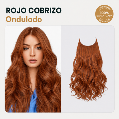 EXTENSIONES DE CABELLO MAYSON SEMI NATURAL | 1 EXTENSIÓN ONDULADA + 1 EXTENSIÓN LISA DE REGALO