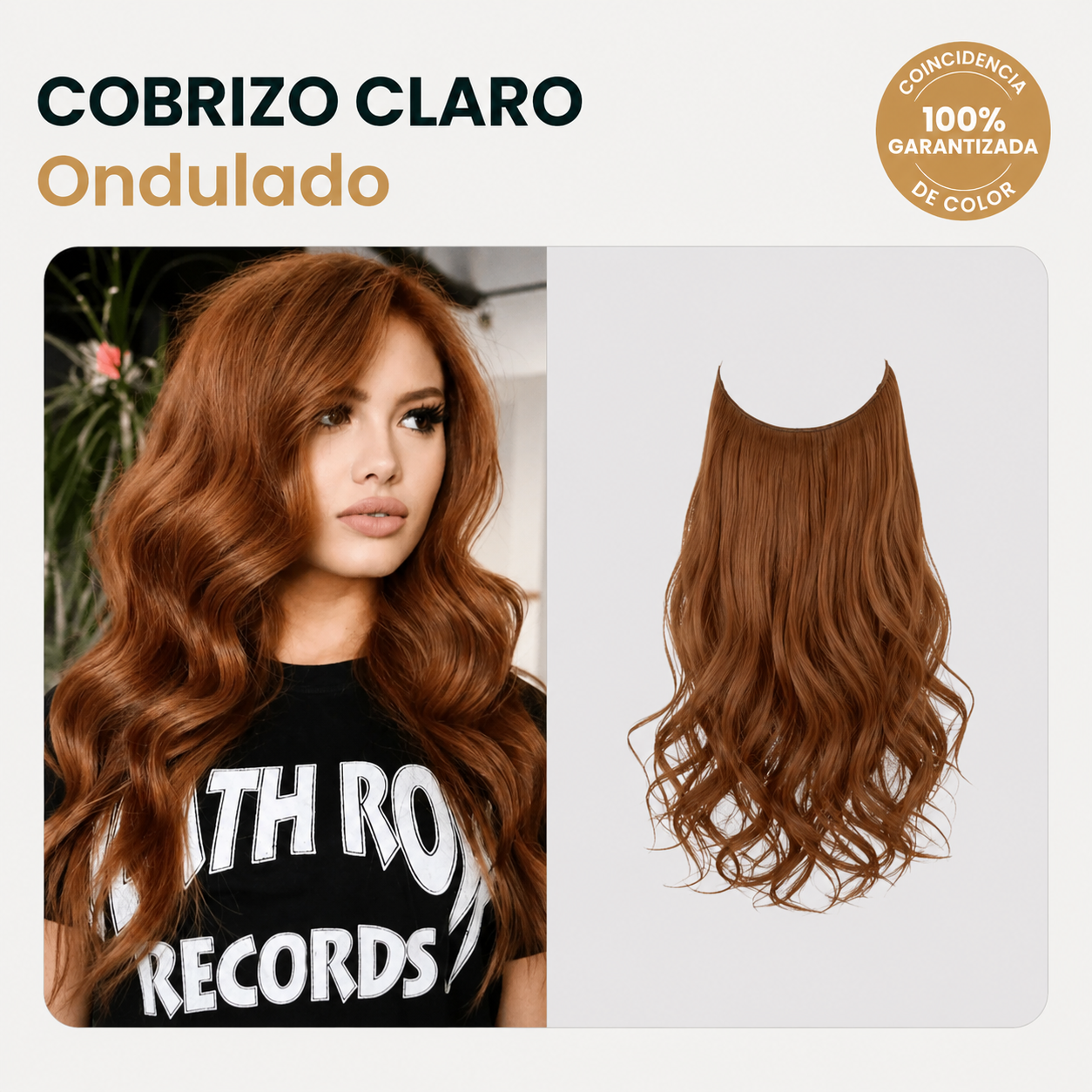 EXTENSIONES DE CABELLO MAYSON SEMI NATURAL | 1 EXTENSIÓN ONDULADA + 1 EXTENSIÓN LISA DE REGALO