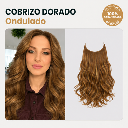 EXTENSIONES DE CABELLO MAYSON SEMI NATURAL | 1 EXTENSIÓN ONDULADA + 1 EXTENSIÓN LISA DE REGALO