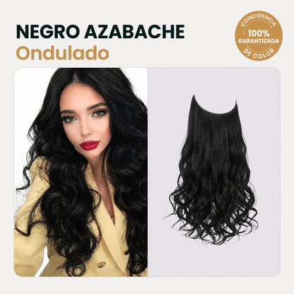 EXTENSIONES DE CABELLO MAYSON SEMI NATURAL | 1 EXTENSIÓN ONDULADA + 1 EXTENSIÓN LISA DE REGALO