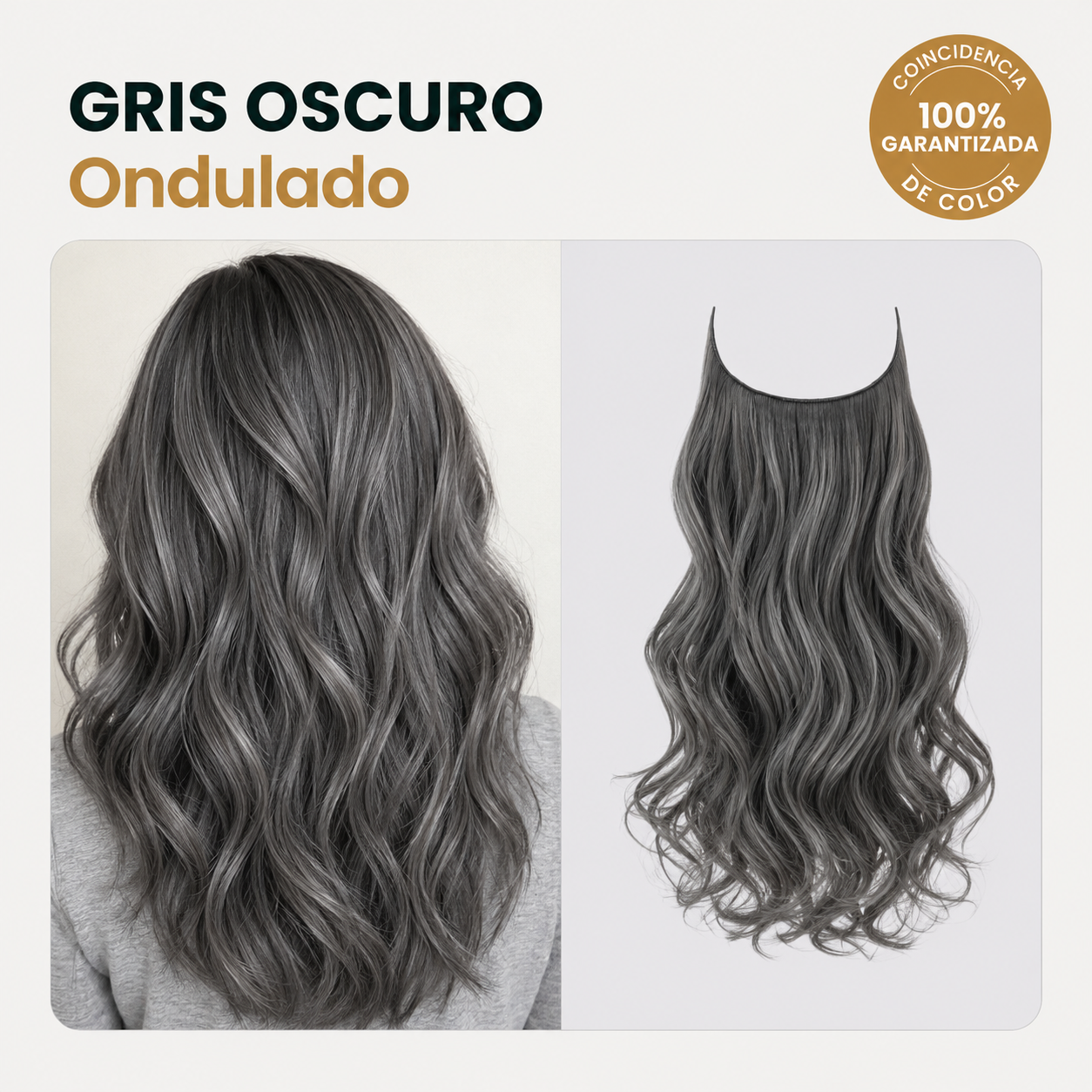 EXTENSIONES DE CABELLO MAYSON SEMI NATURAL | 1 EXTENSIÓN ONDULADA + 1 EXTENSIÓN LISA DE REGALO