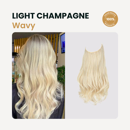 EXTENSIONES DE CABELLO MAYSON SEMI NATURAL | 1 EXTENSIÓN ONDULADA + 1 EXTENSIÓN LISA DE REGALO