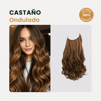 EXTENSIONES DE CABELLO MAYSON SEMI NATURAL | 1 EXTENSIÓN ONDULADA + 1 EXTENSIÓN LISA DE REGALO