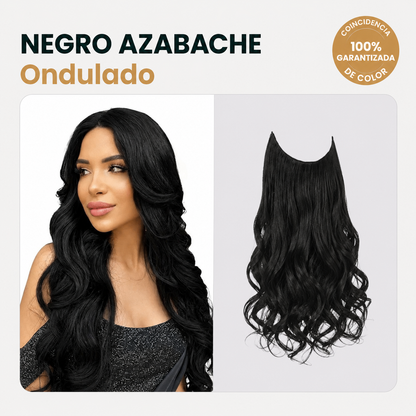 EXTENSIONES DE CABELLO MAYSON SEMI NATURAL | 1 EXTENSIÓN ONDULADA + 1 EXTENSIÓN LISA DE REGALO